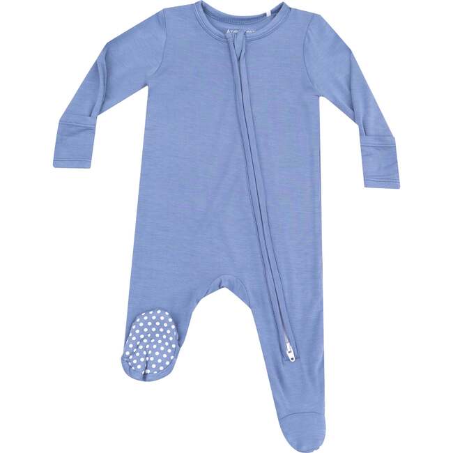 Country Blue Solid Footie