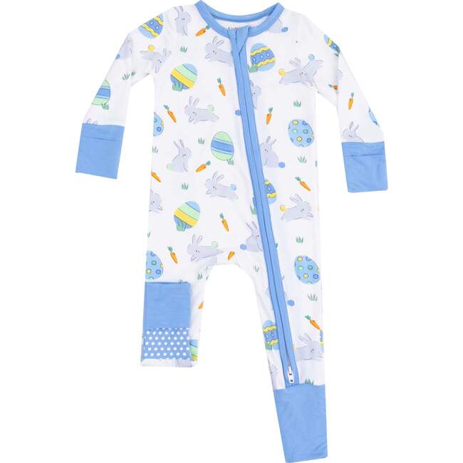 Blue Bunnies Convertible Footie