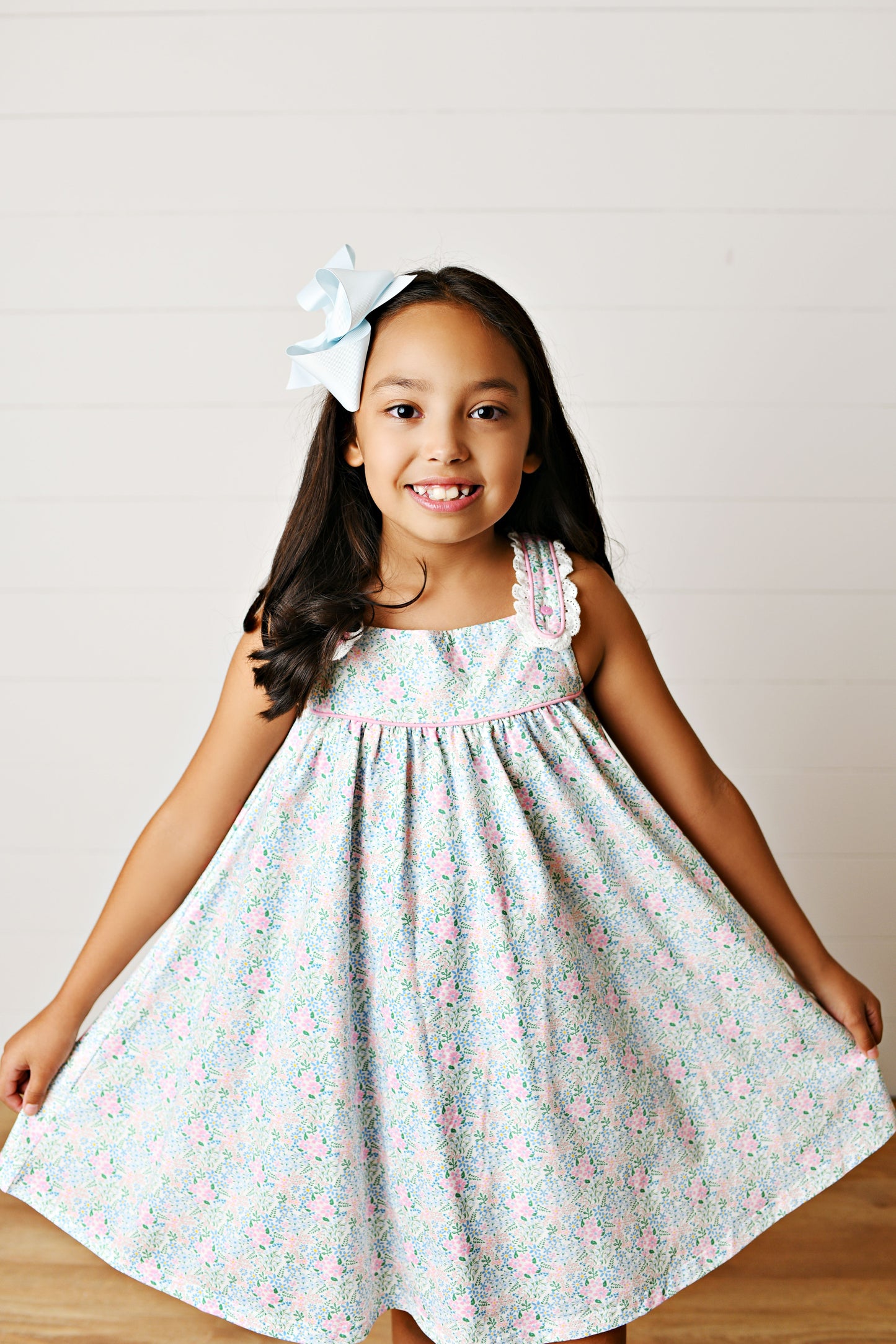 Ditsy Floral Eyelet Dress