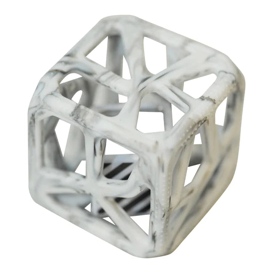 Chew Cube - Marble Grey