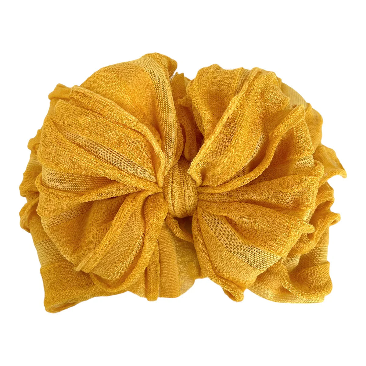 Mustard Messy Bow