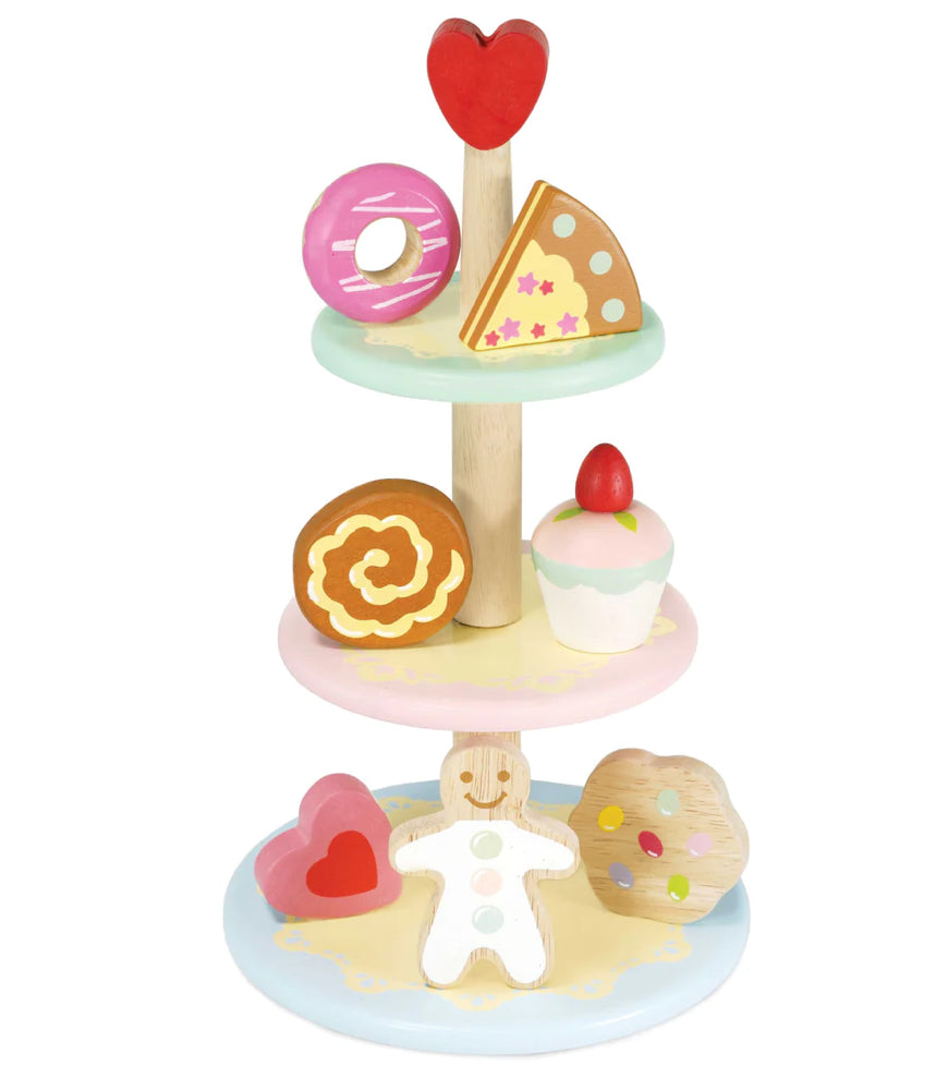 Wooden Cake Stand Set