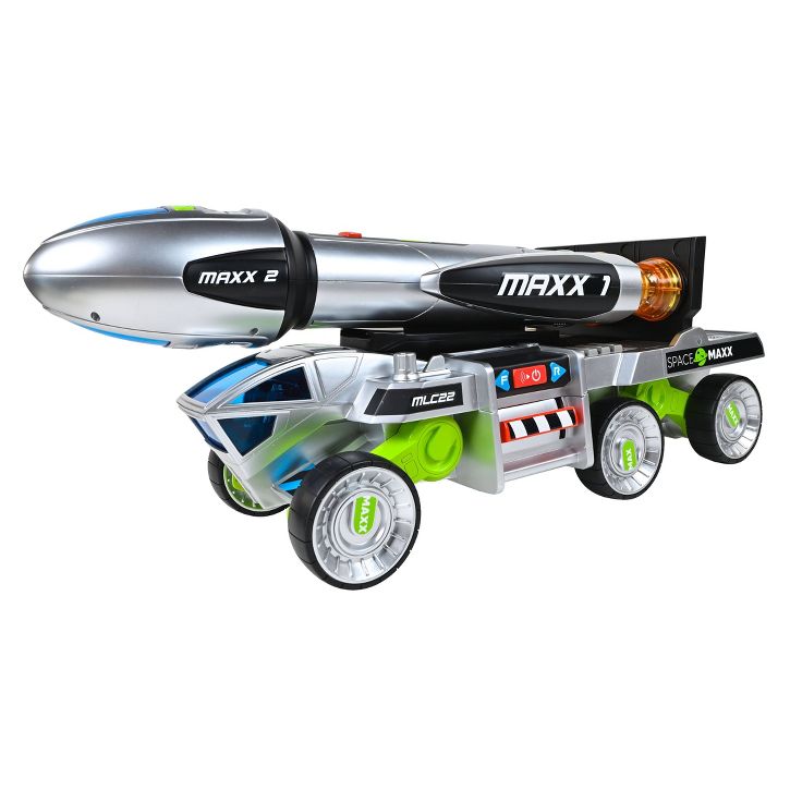 Maxx Action 3-in-1 Blast Off Booster Rocket Toy - Motorized Transport With Lights & Sounds