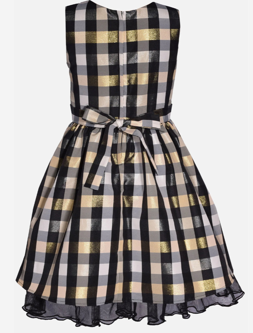 Zarina Plaid Holiday Dress