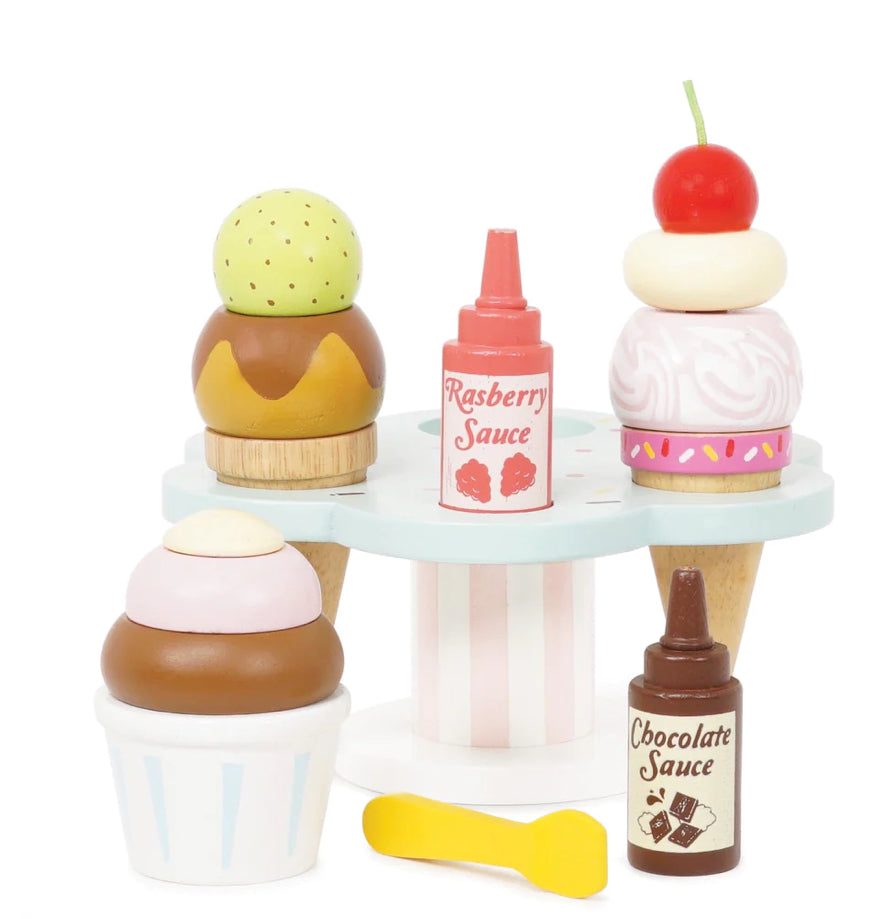 Wooden Gelato Set