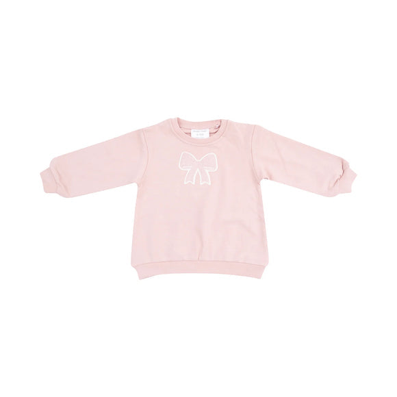 Bow Applique Sweatshirt