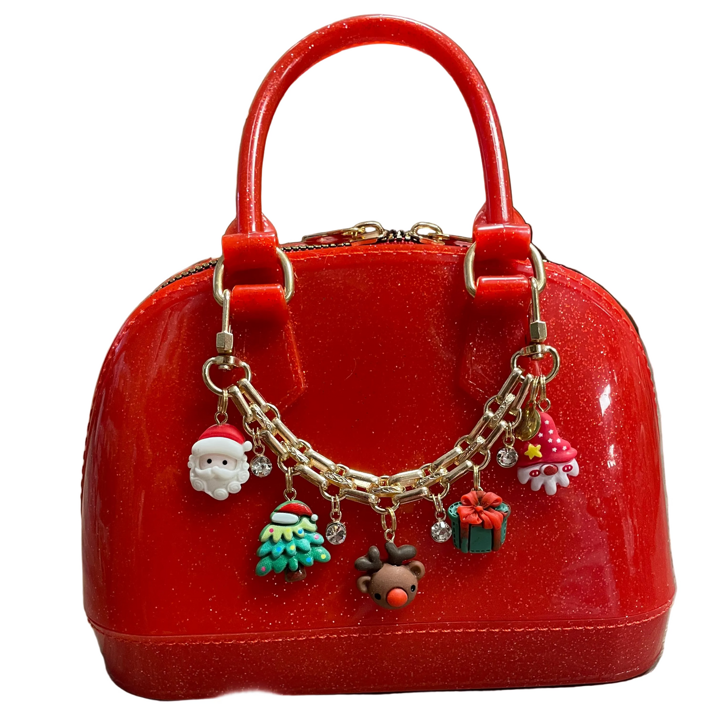 Cate Purse - Red Holiday Sparkle