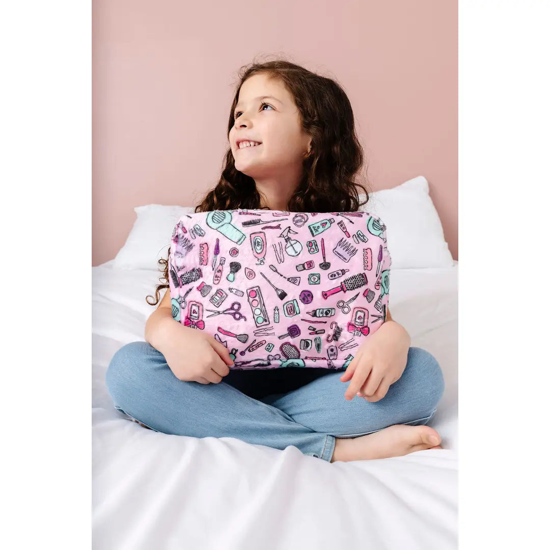 Large Plush Pouch-Makeup