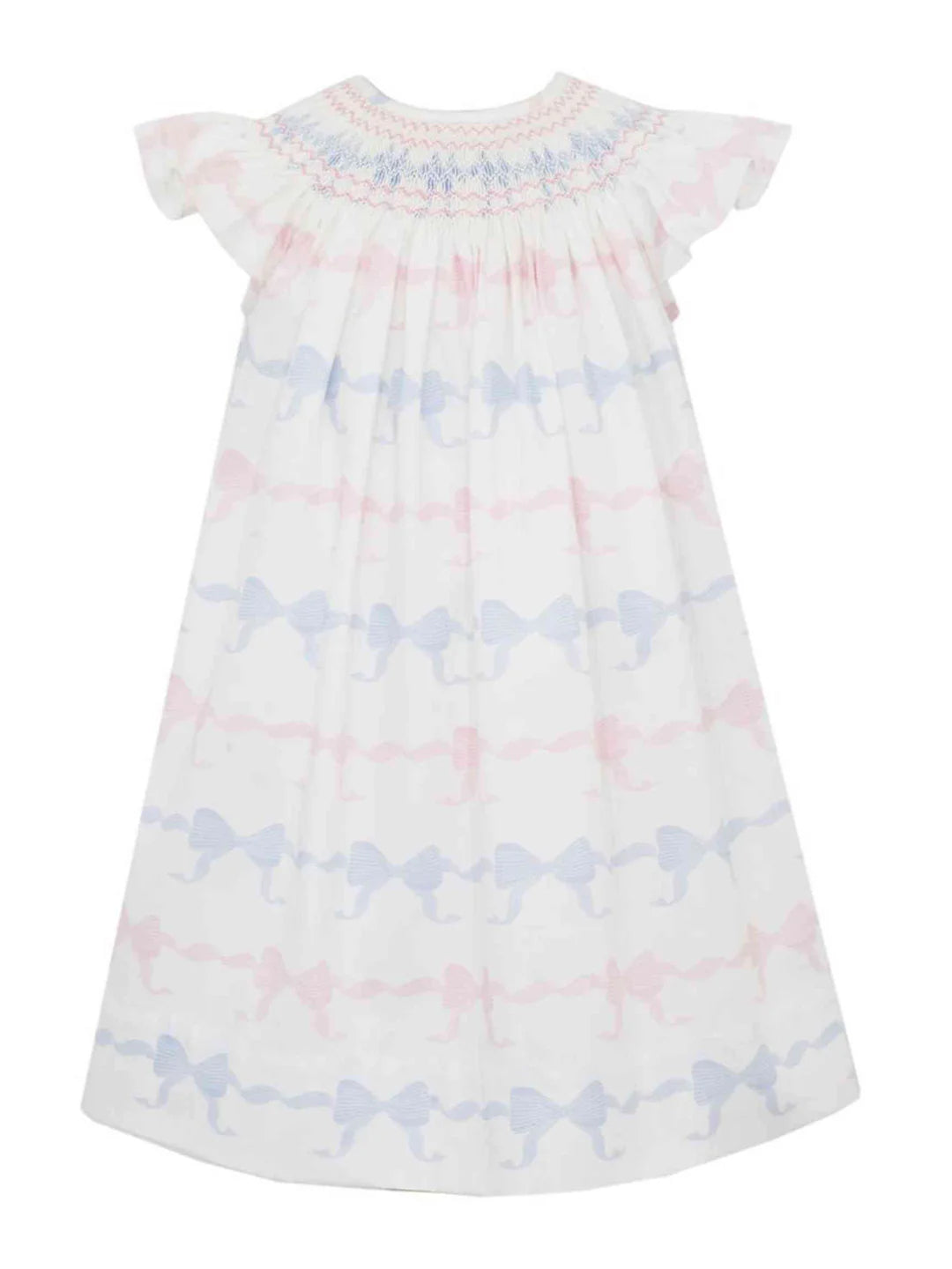 Fancy Bows Angel Wing Bishop Dress