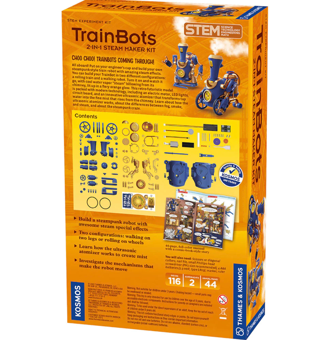 TrainBots: 2-in-1 STEAM Maker Kit