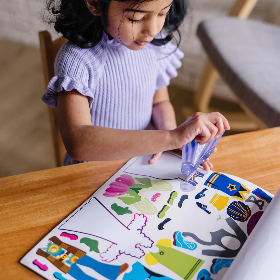 Reusable Sticker Pad- Dress Up