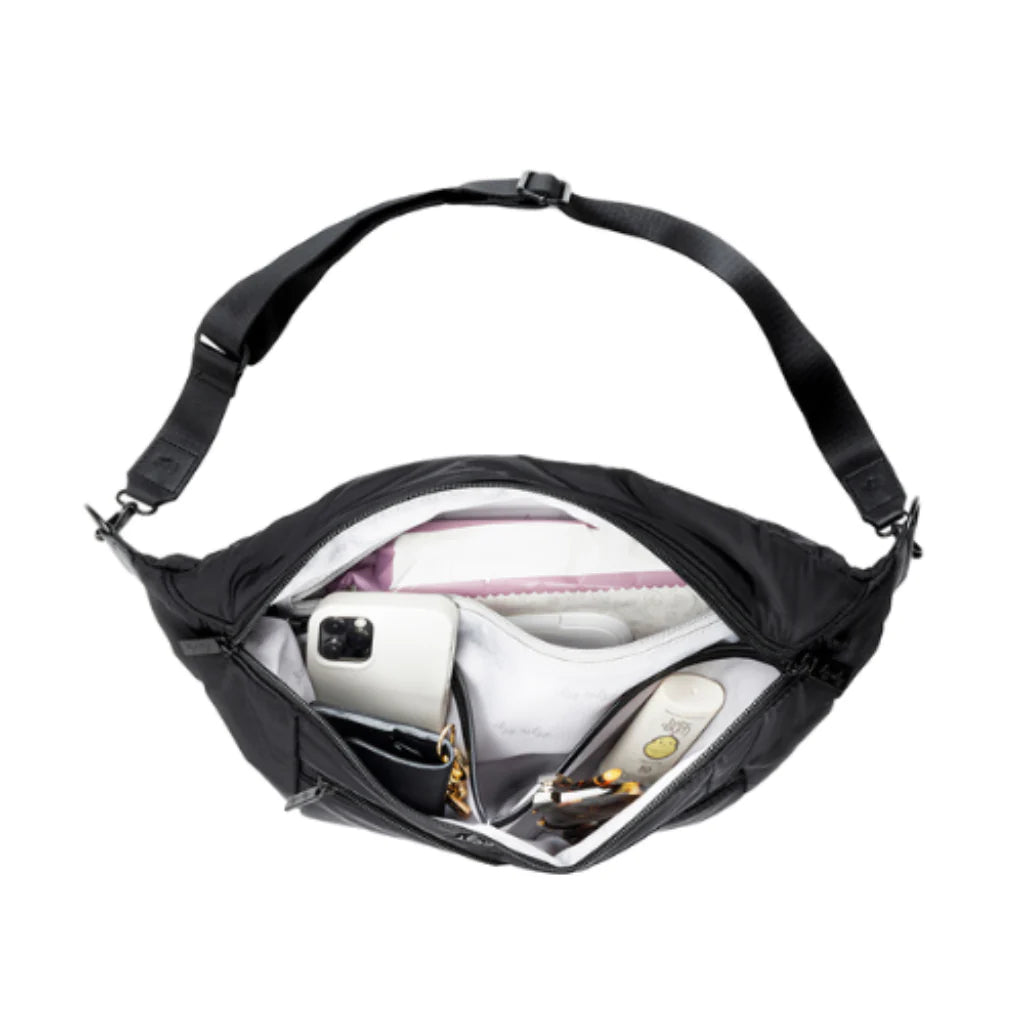 Black Crossbody Diaper Bag