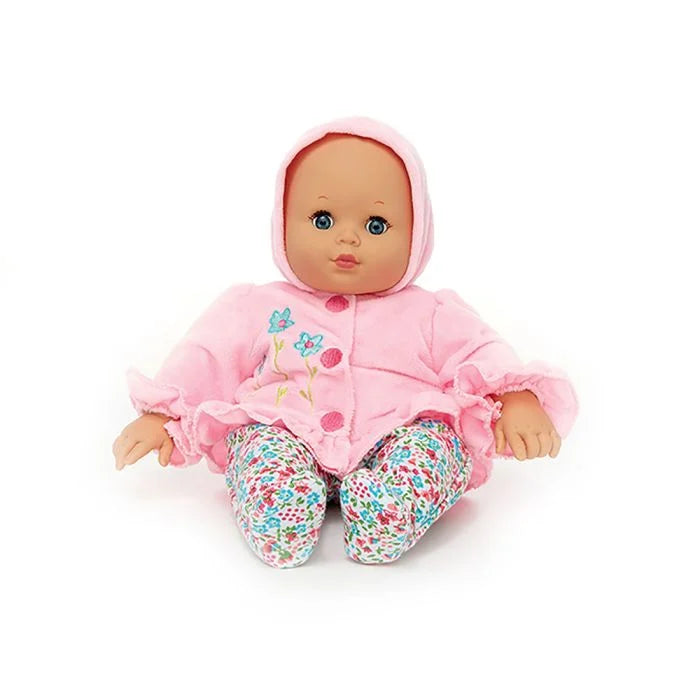 14" Pink Hoodie Baby Cuddles
