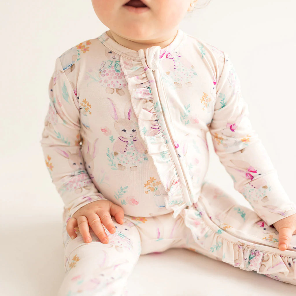 Clementine Ruffle Footie