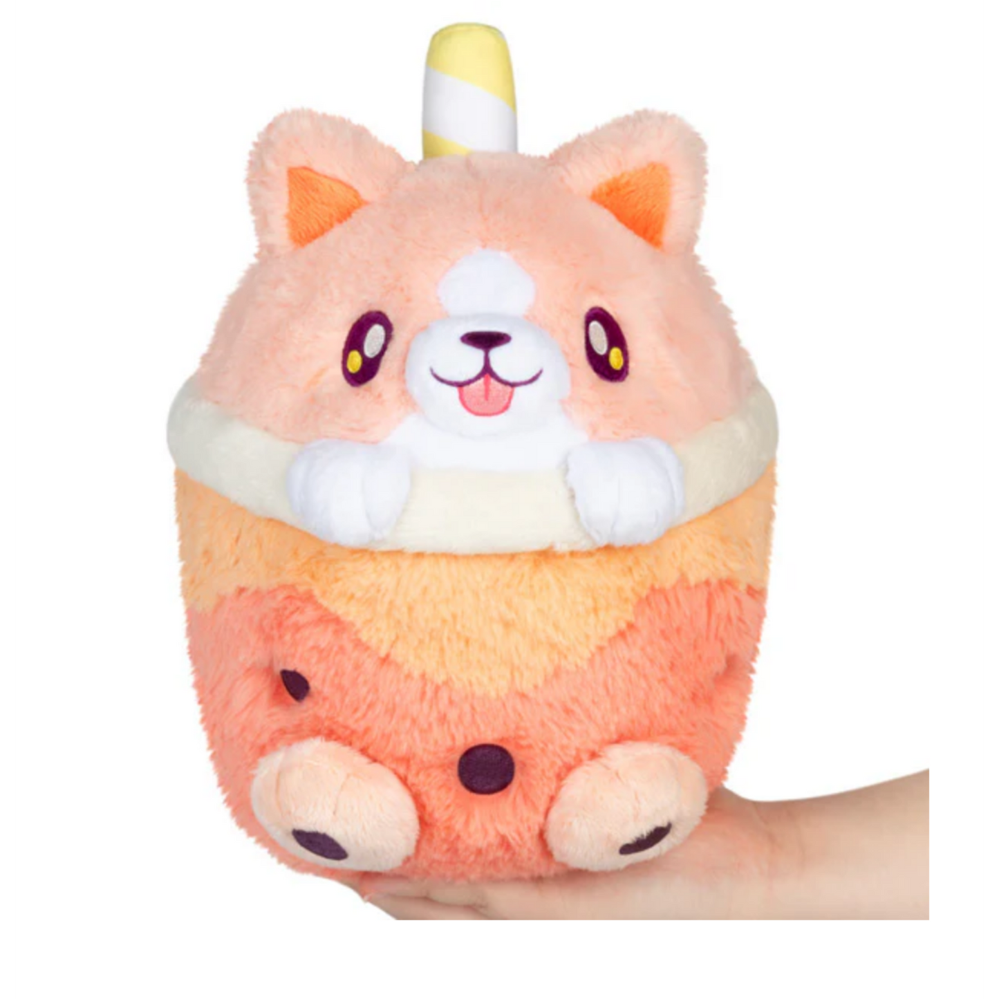 Mini Corgi Bubble Tea Squishable