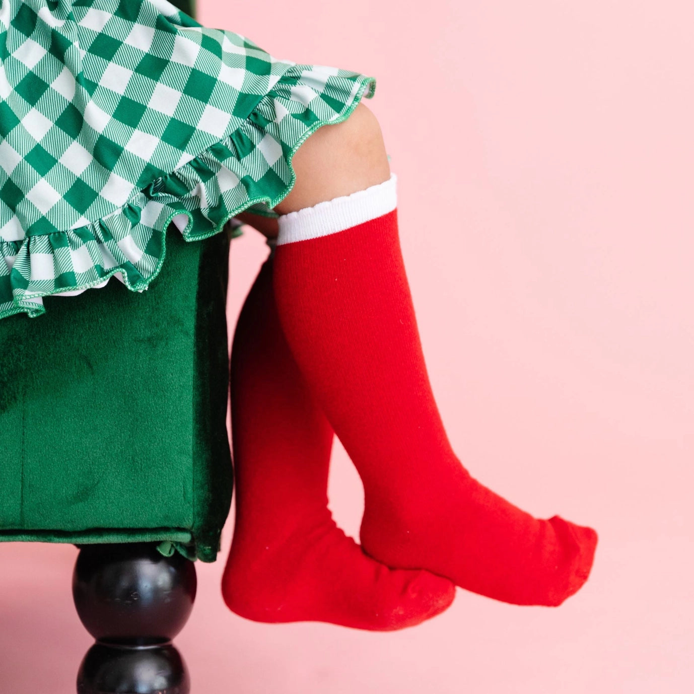 Santa Baby Knee Socks