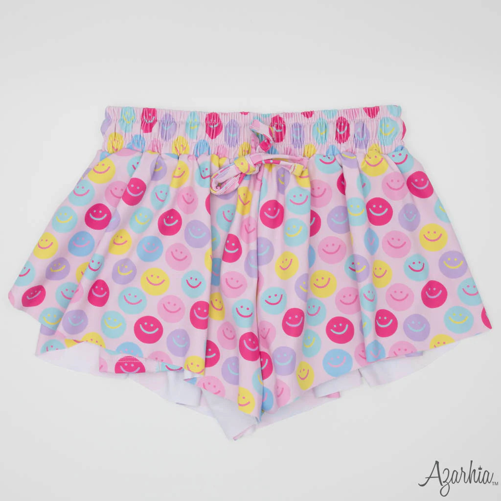 Good Day Smiley Butterfly Shorts