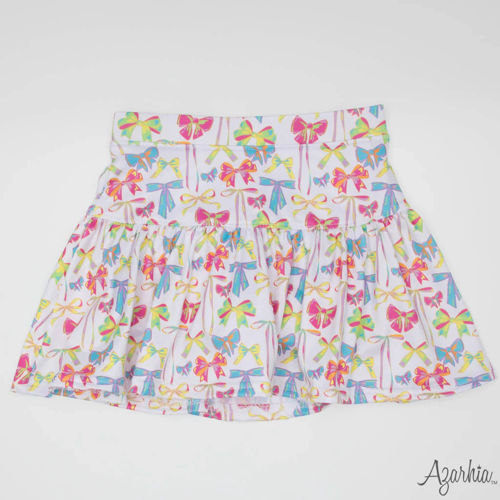 Neon Bows Skort