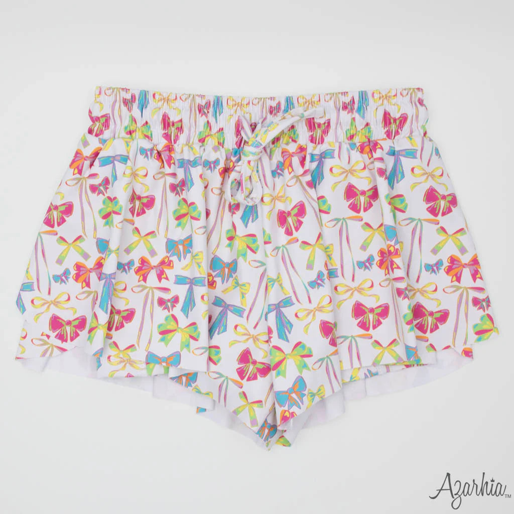 Neon Bows Butterfly Shorts