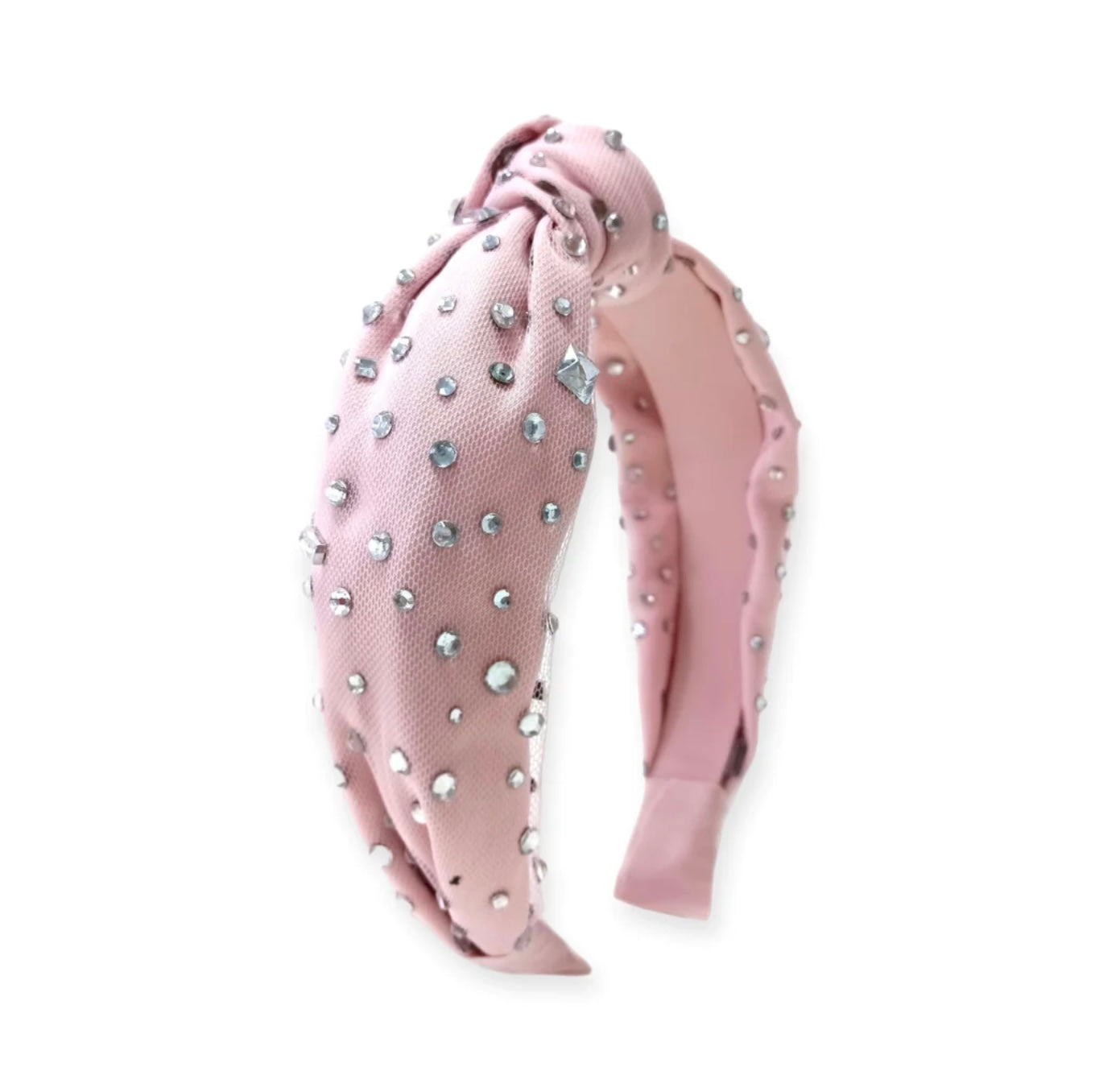 Blush Tulle Jeweled Headband