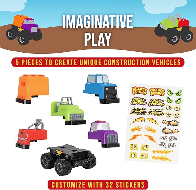 Magnetic Monster Build-A-Truck