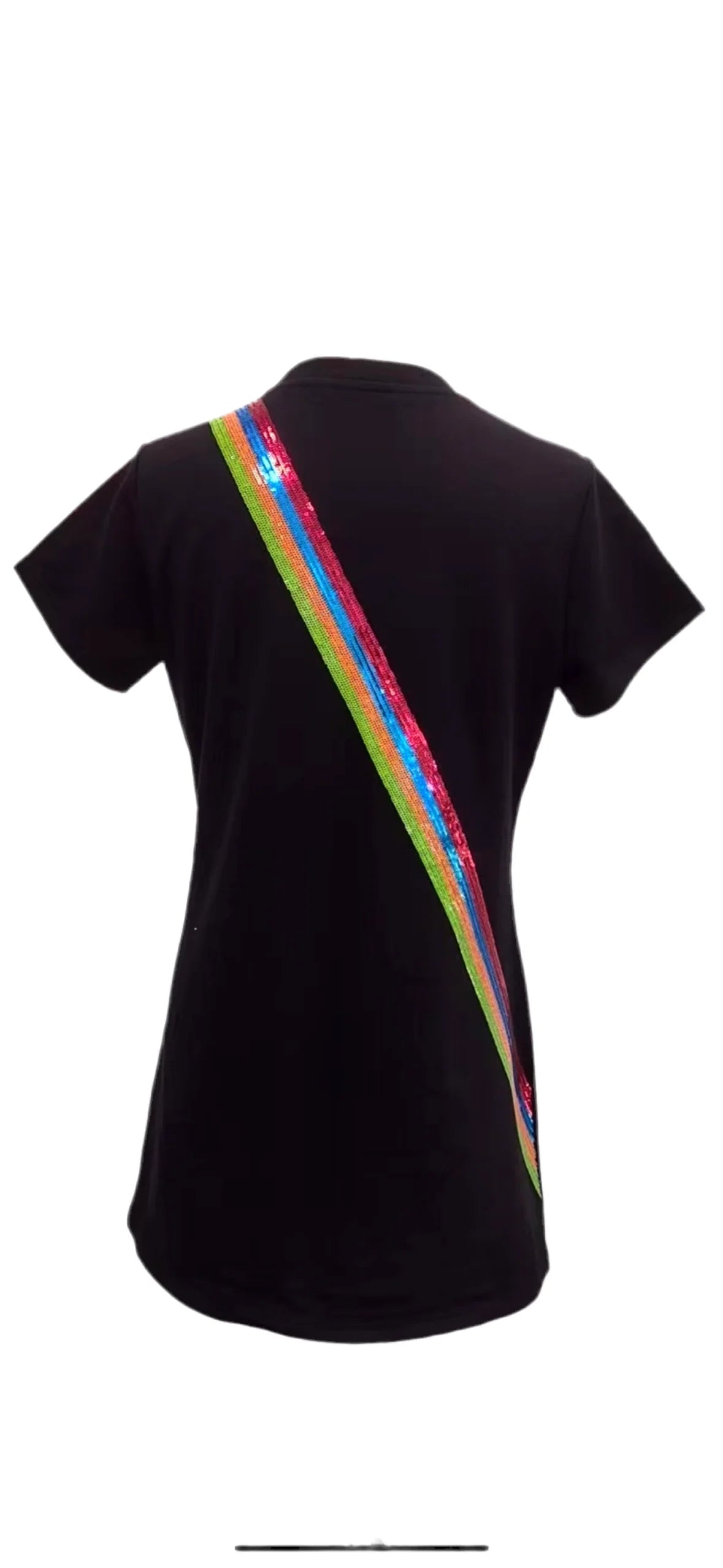 Black Guitar Strap Dress Kids QOS