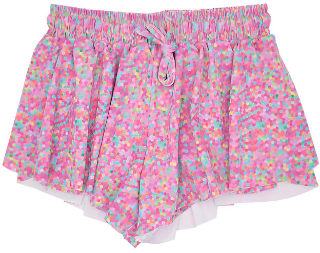 Confetti Stars Butterfly Shorts