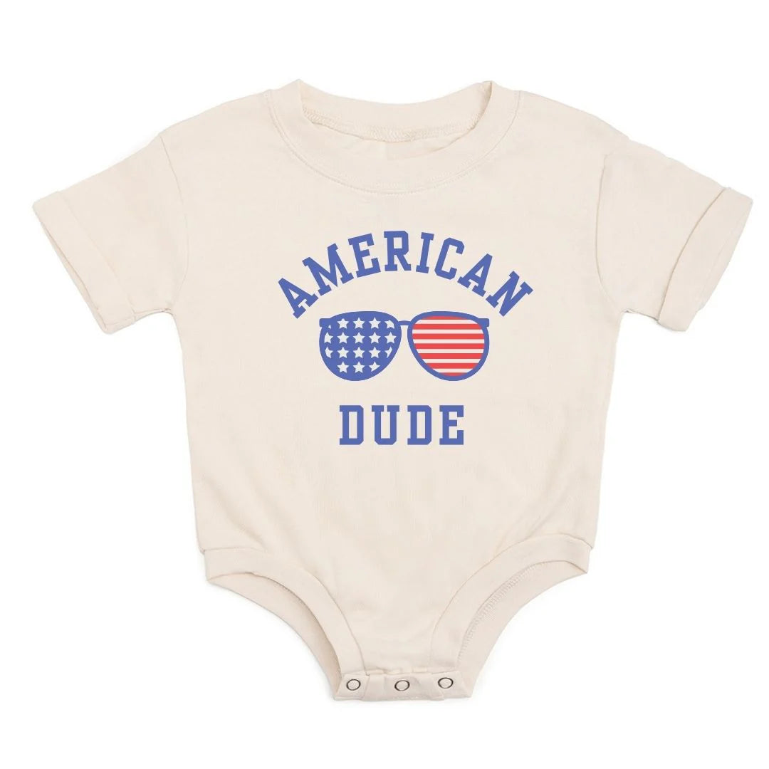 American Dude Bubble Romper