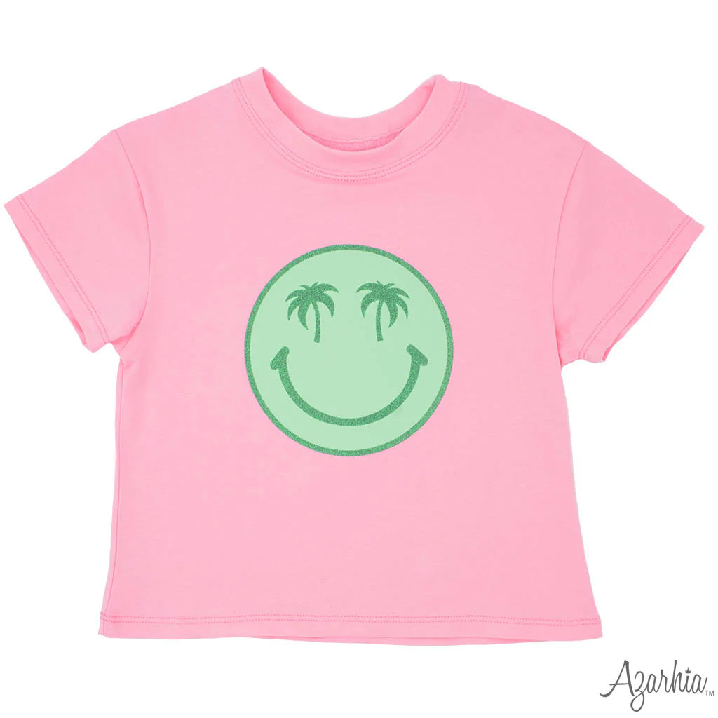 Palm Smiley Boxy Tee