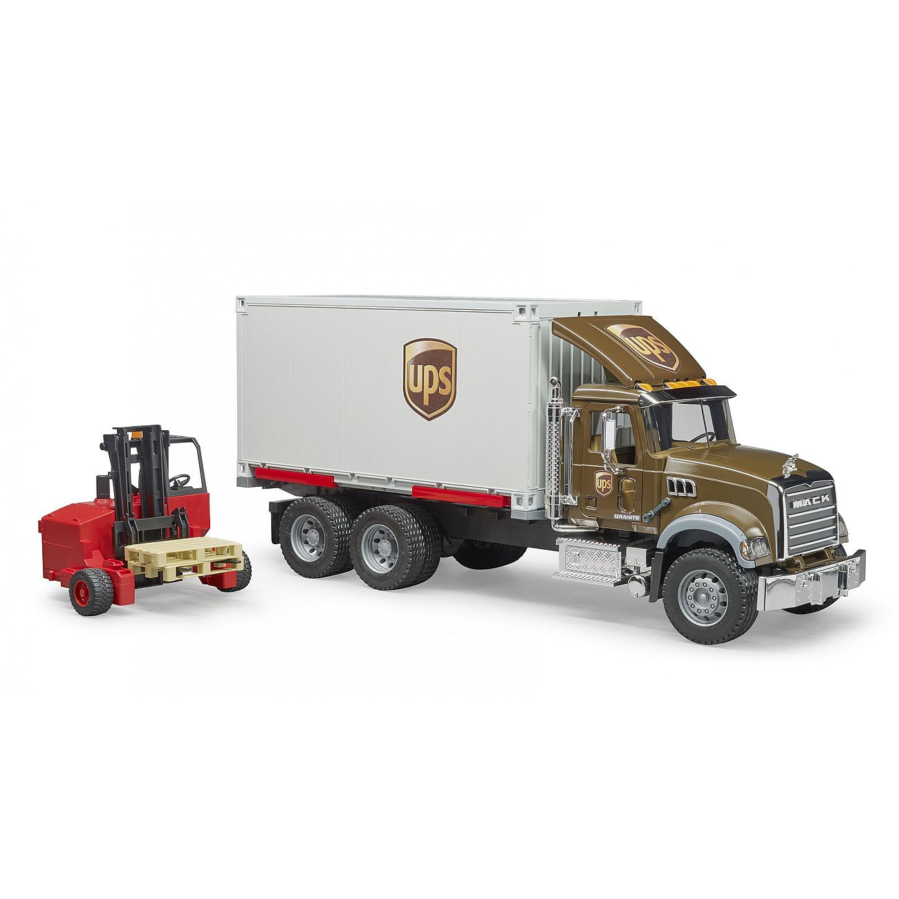 Mack Granite UPS Logistics Truck & Forklift
