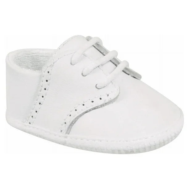 White Leather Oxfords