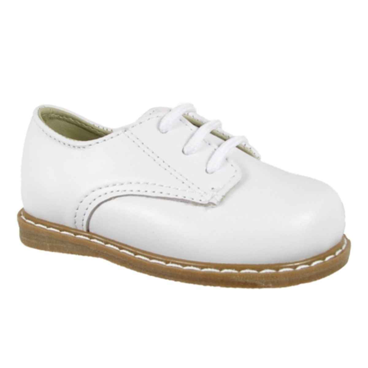 White Leather Oxfords