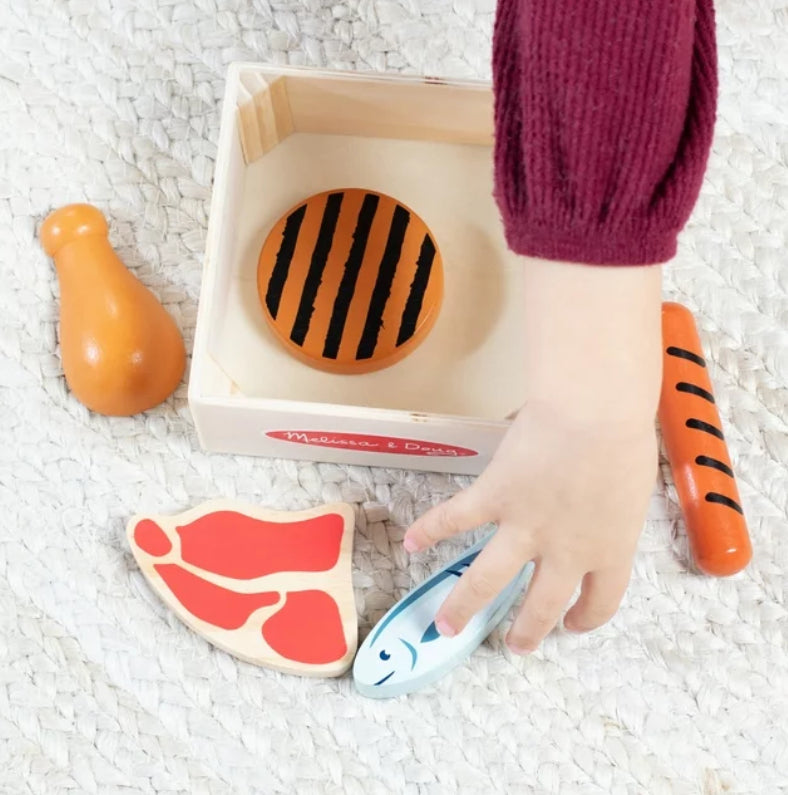 Wooden Food Groups Playset- Protein