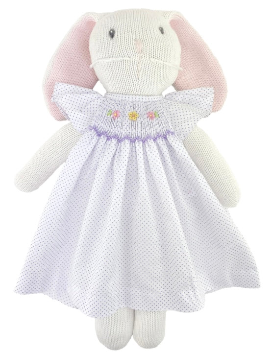 Knit Bunny With Polka Dot Dress