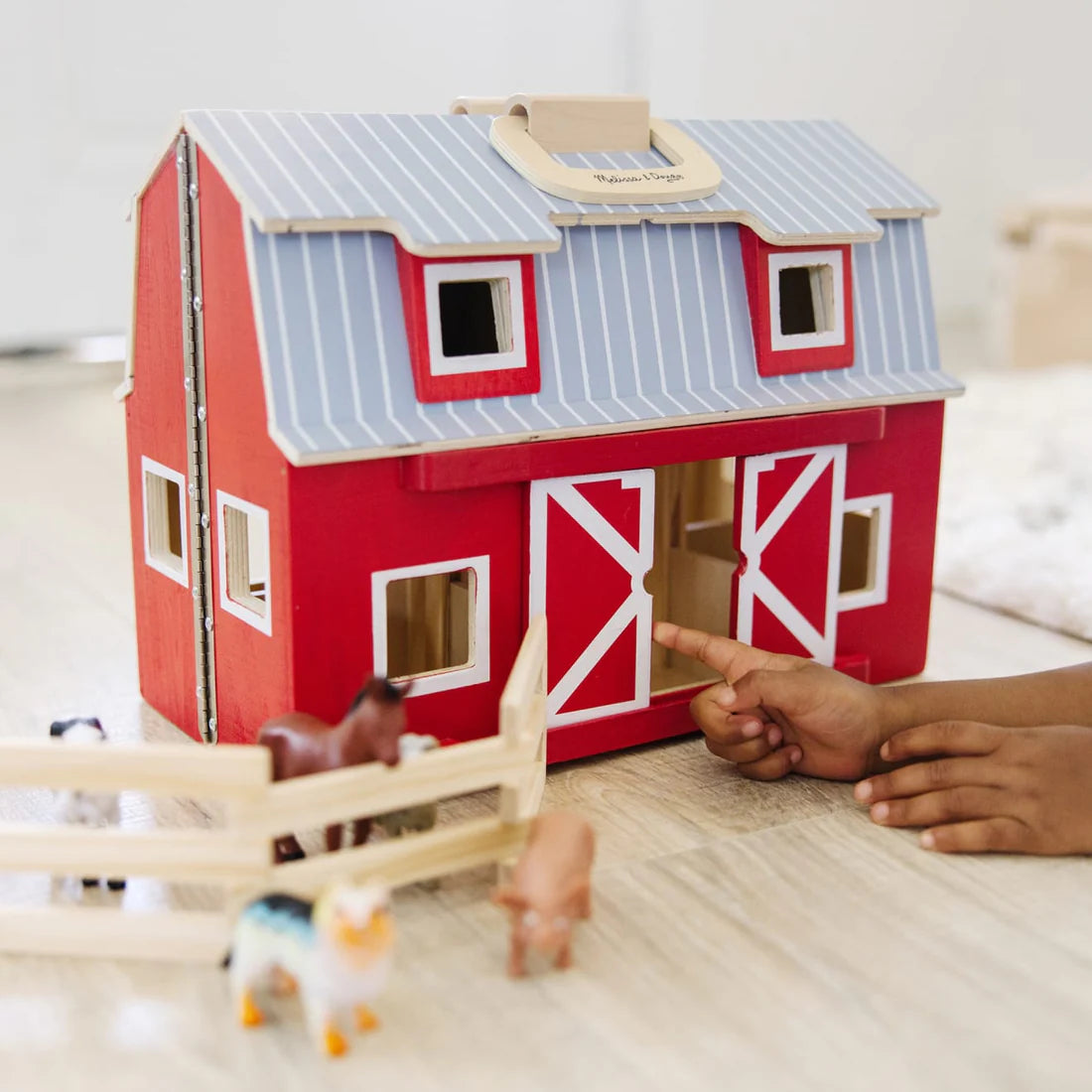 Wooden Fold & Go Barn