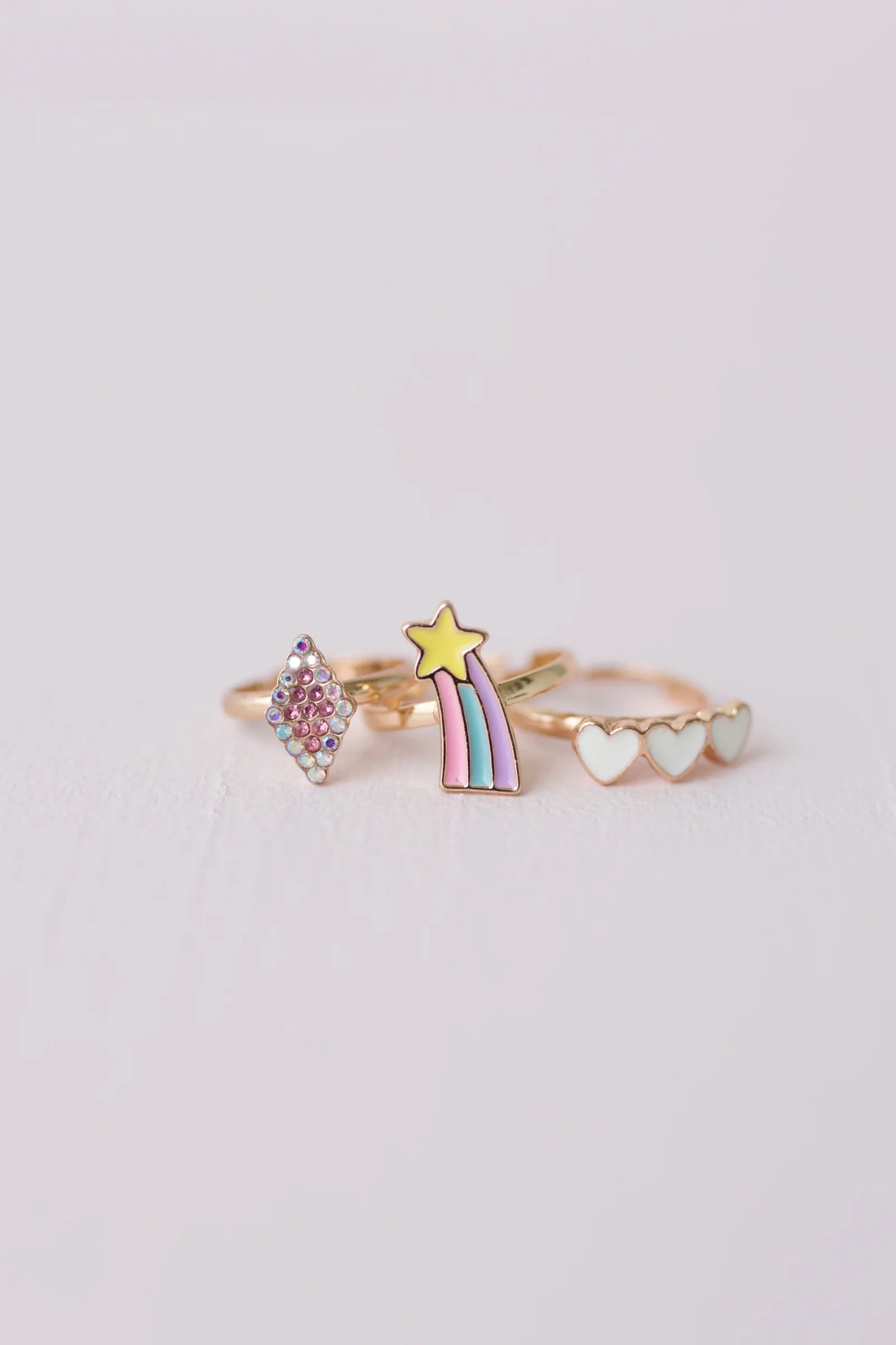 Boutique Heart Star Rings