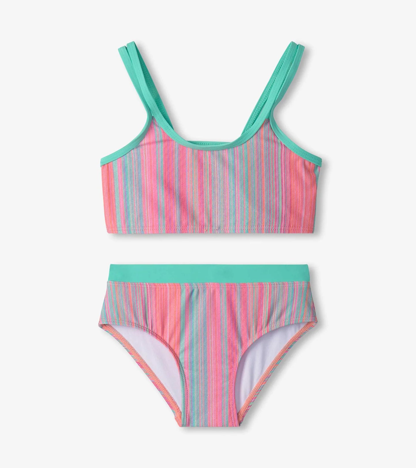 Shimmer Stripe Bikini Set