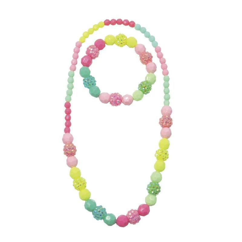 Vividly Vibrant Necklace & Bracelet Set