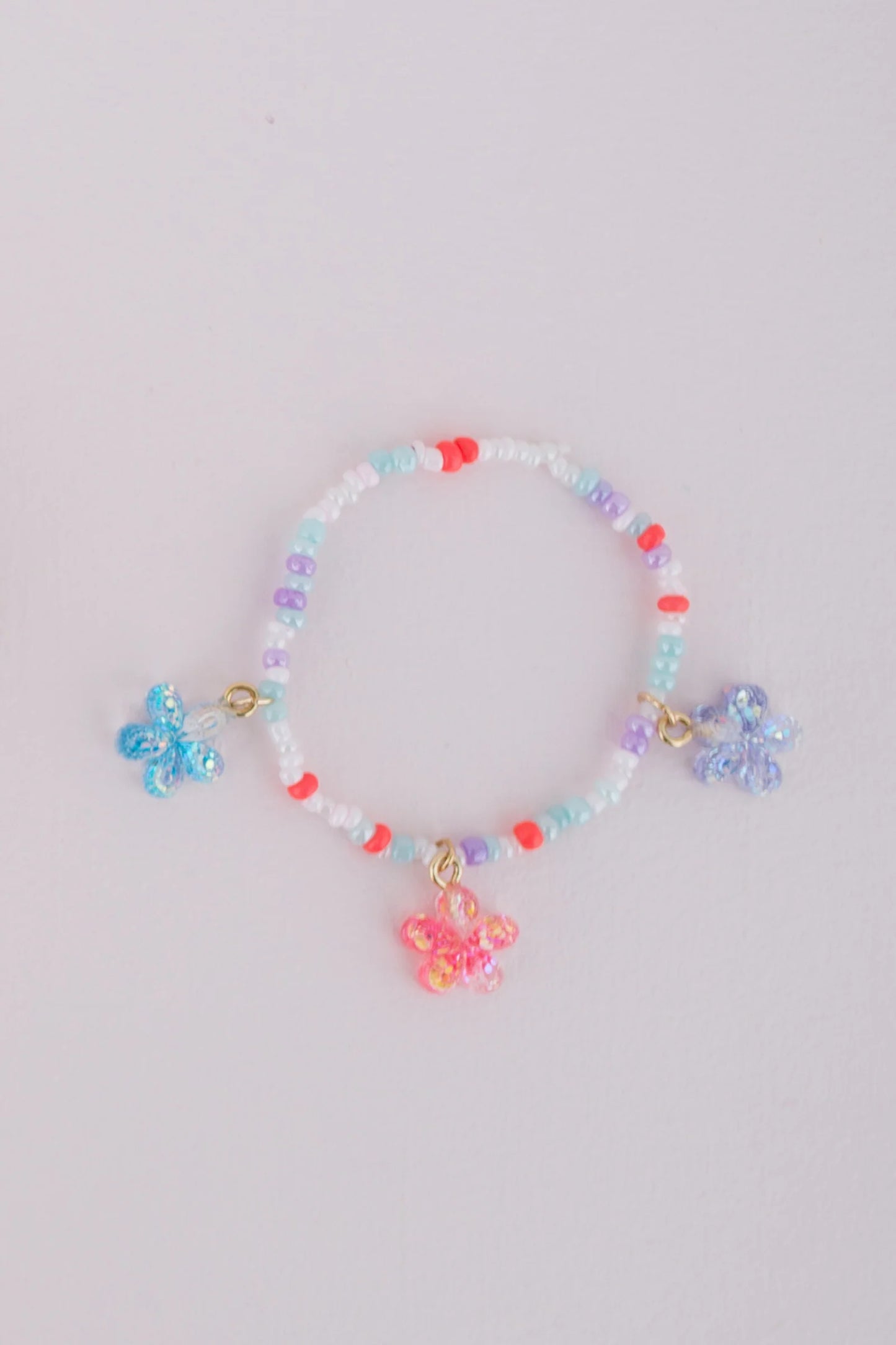 Shimmer Flower Bracelet