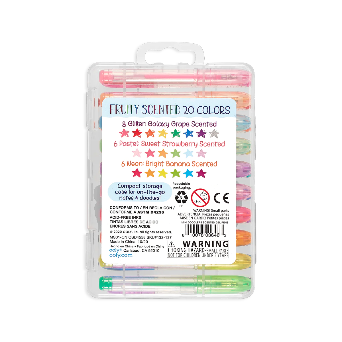 Fruity Scented Mini Doodlers Pen Set