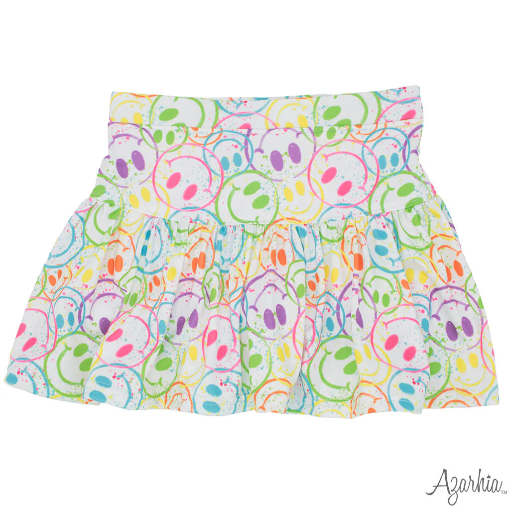 Splatter Smiley Skort