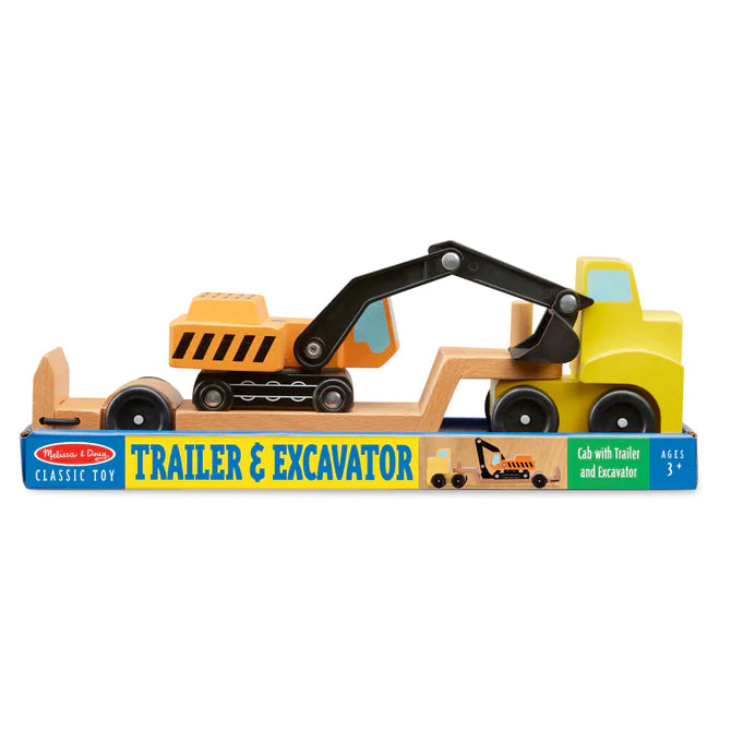 Trailer & Excavator Play Set