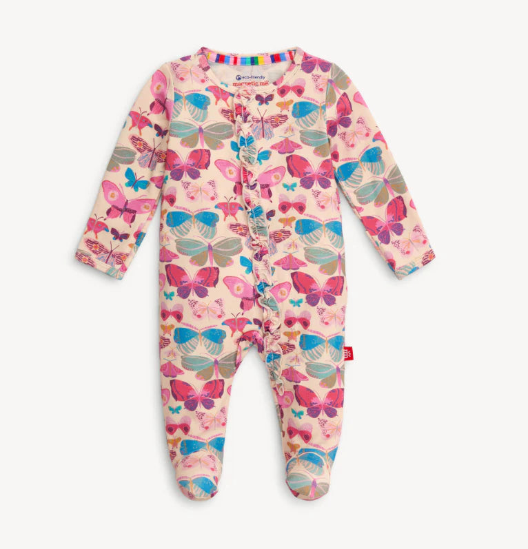 All A-Flutter Modal Footie w/ Ruffle