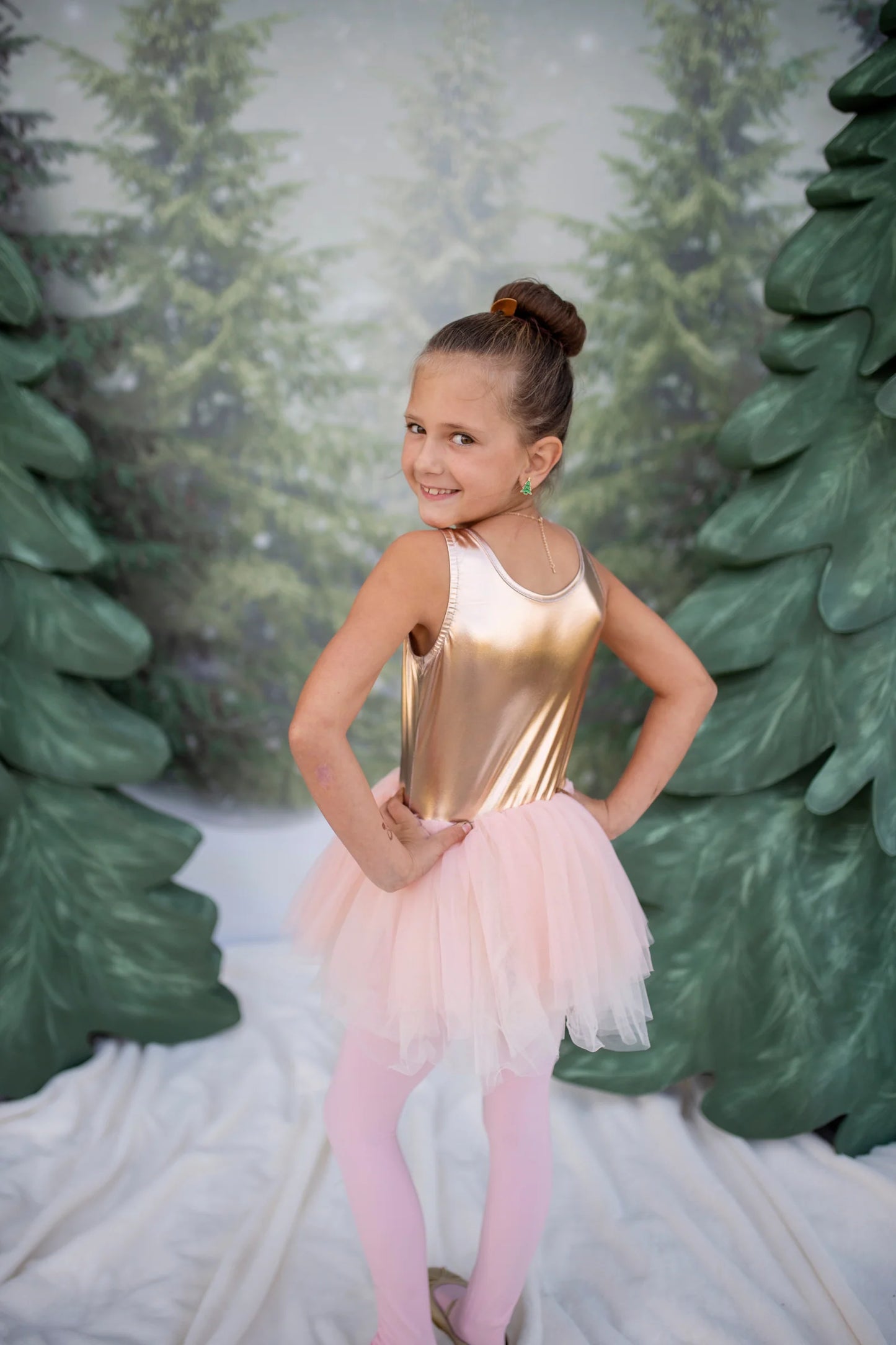 Rose Gold Ballet Tutu Dress