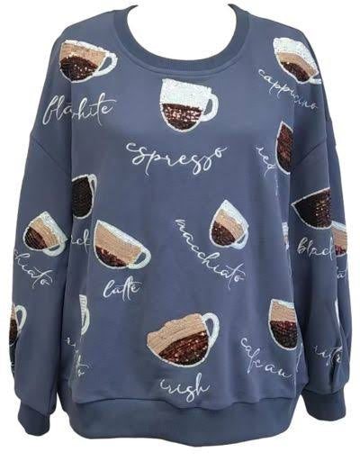 Blue Espresso Sweatshirt