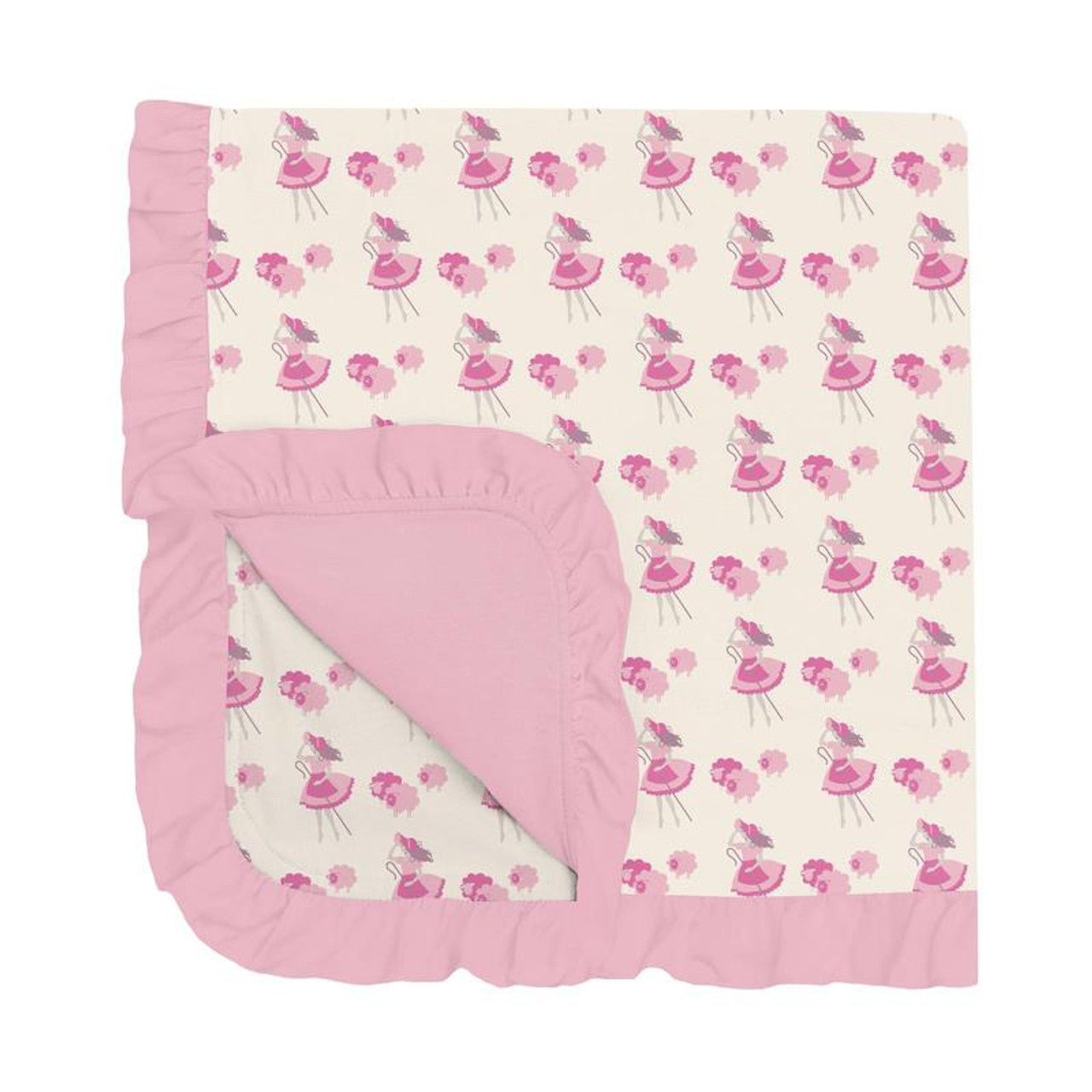 Little Bo Peep Ruffle Stroller Blanket