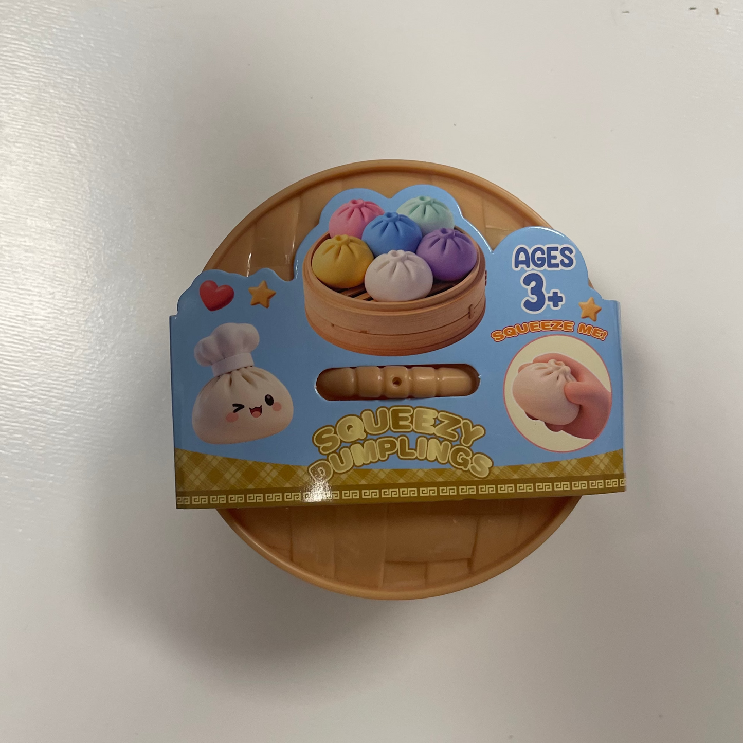 3.25" Dough Dough Glitter Squish Dumpling