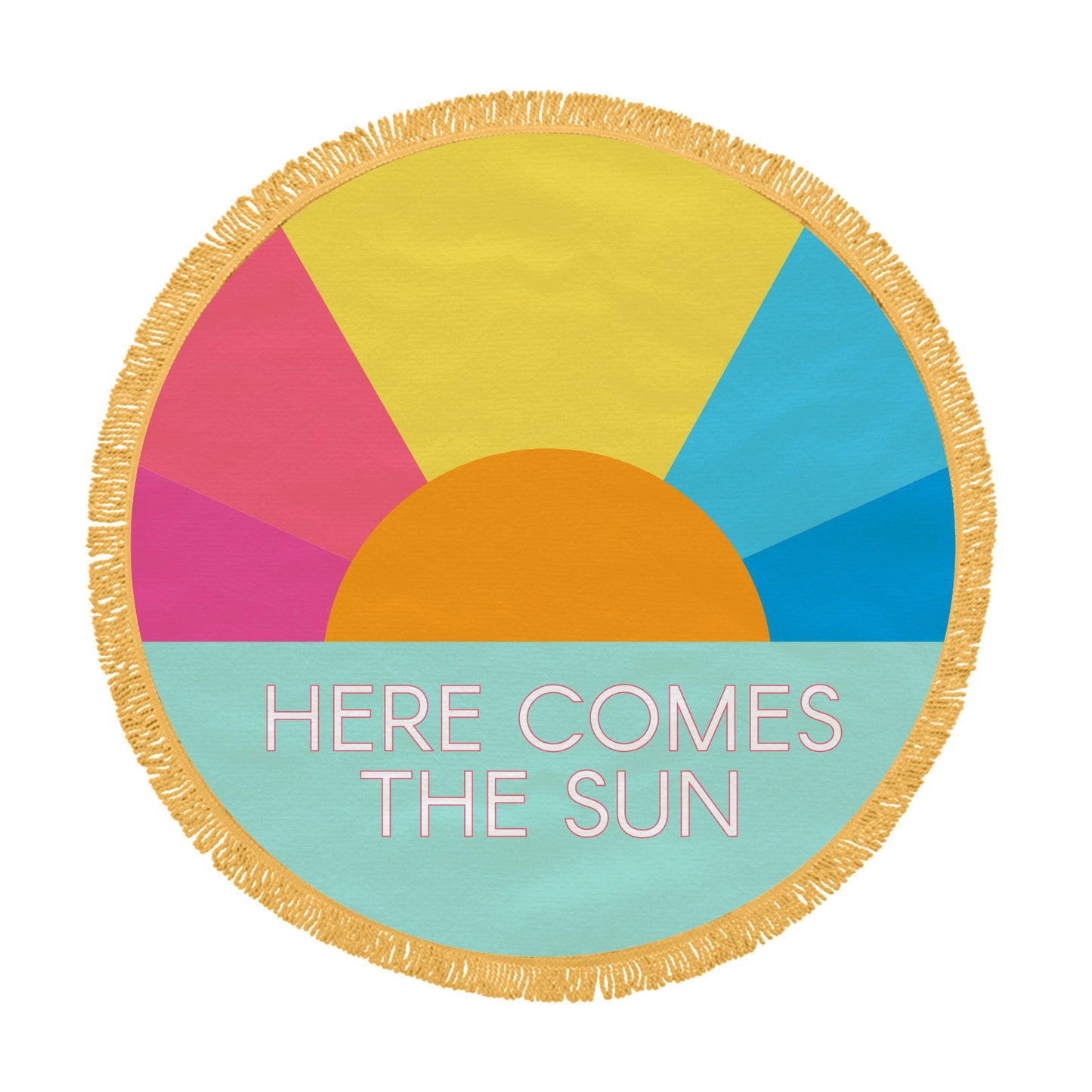 Sun Round Beach Towel
