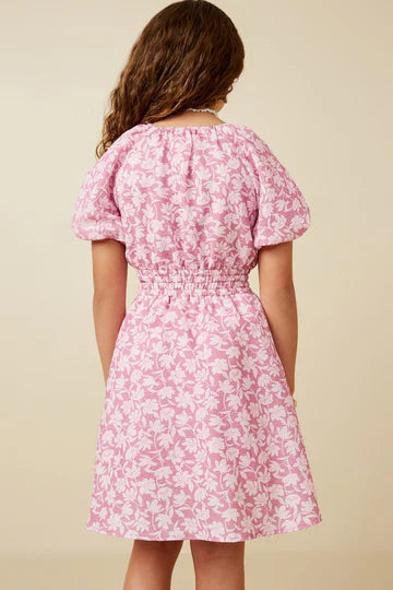 Pink Floral Dress