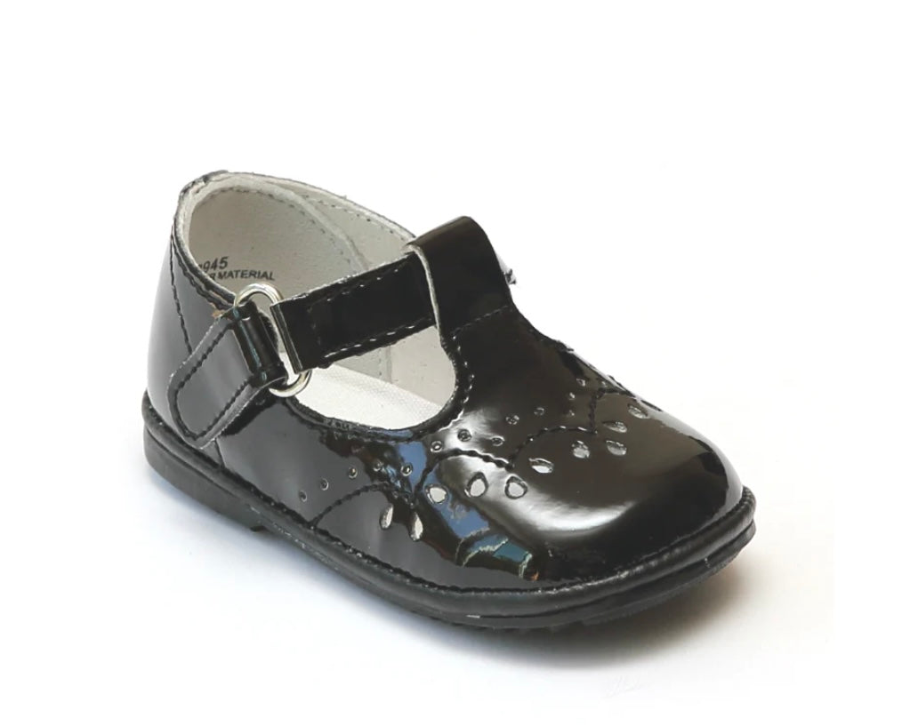Patent Black T-Strap Mary Janes